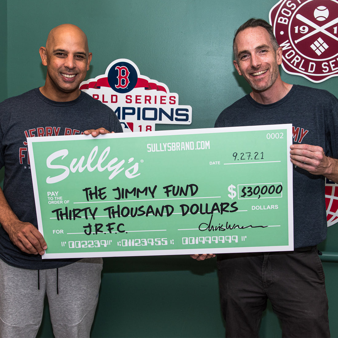 Our Latest 'Fight Club' Tee Raised $30,000 for the Jimmy Fund!