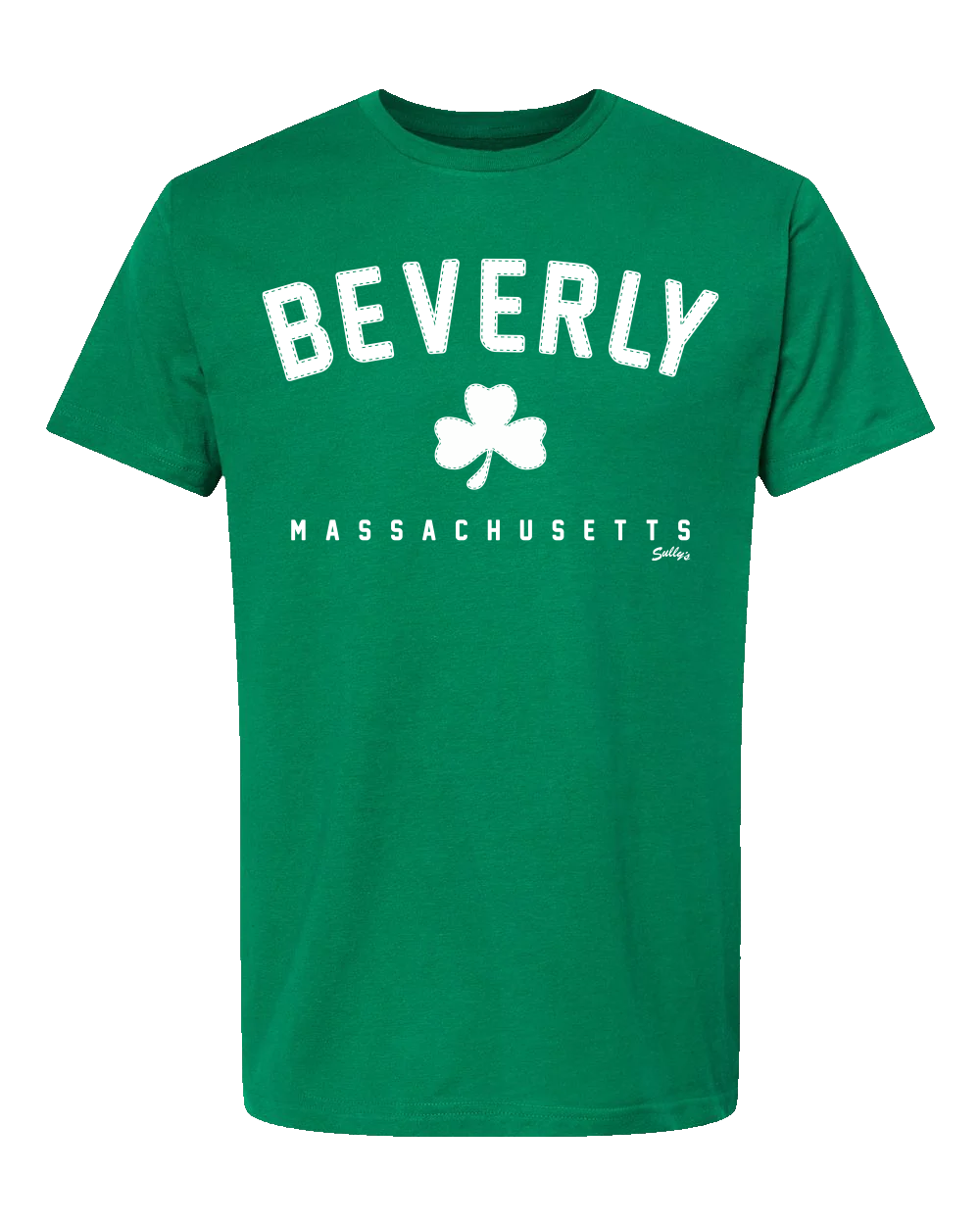 Beverly, Massachusetts "Stitched" Shamrock T-Shirt