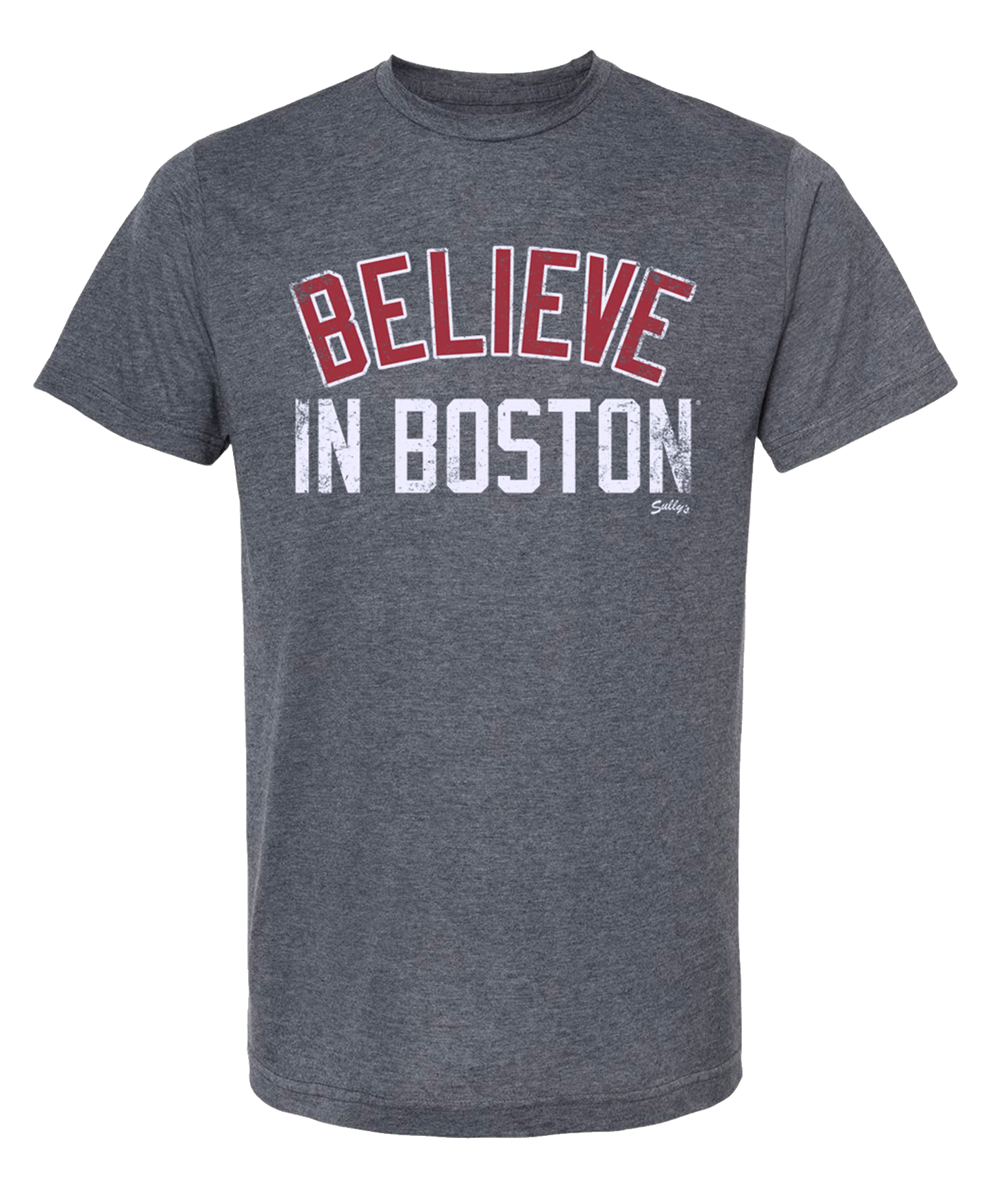Believe in Boston - Heather Navy - T-Shirt