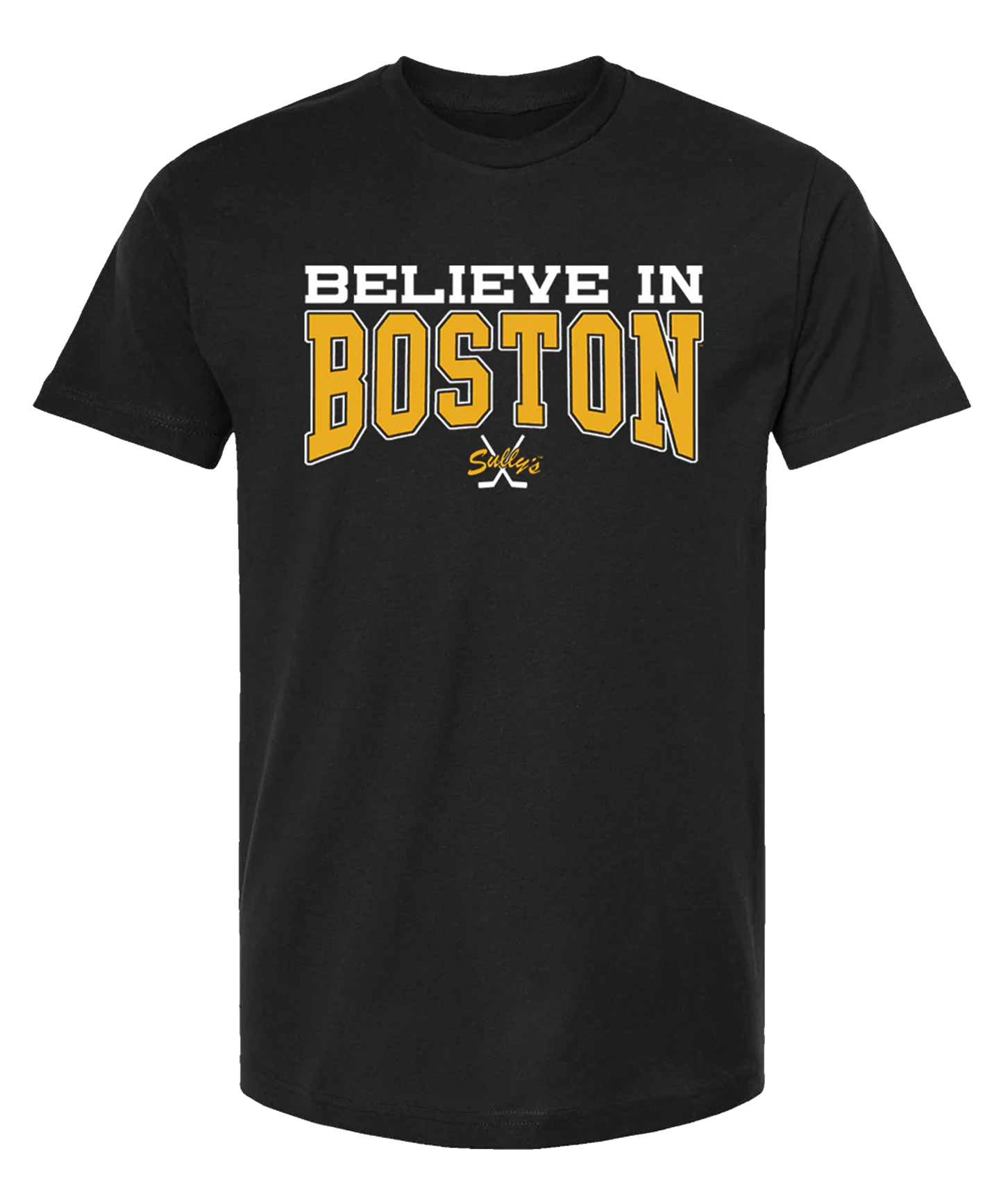 Believe in Boston - Black and Gold The Town T-Shirt