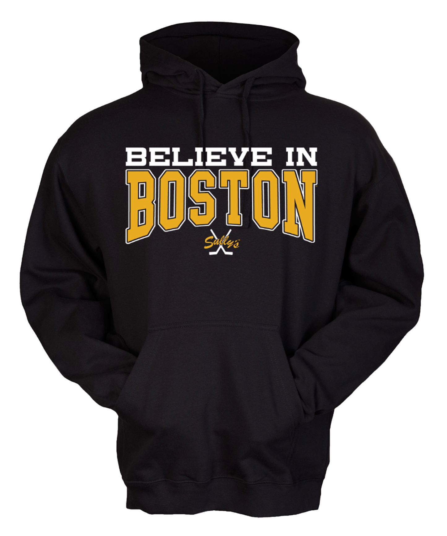 Believe in Boston - Black & Gold - The Town - Sweatshirt