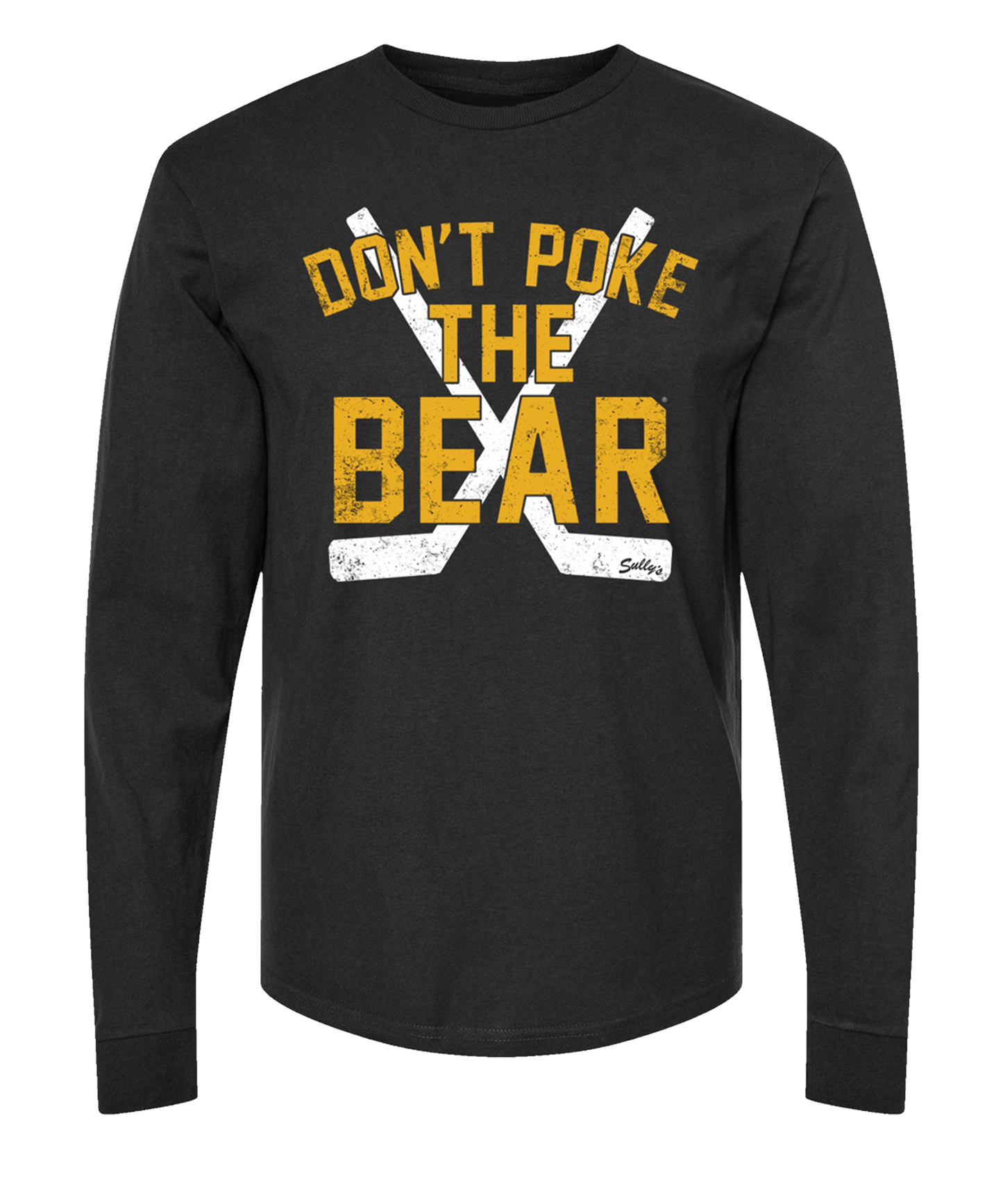 Don't Poke The Bear Crossed Sticks Long Sleeve Shirt