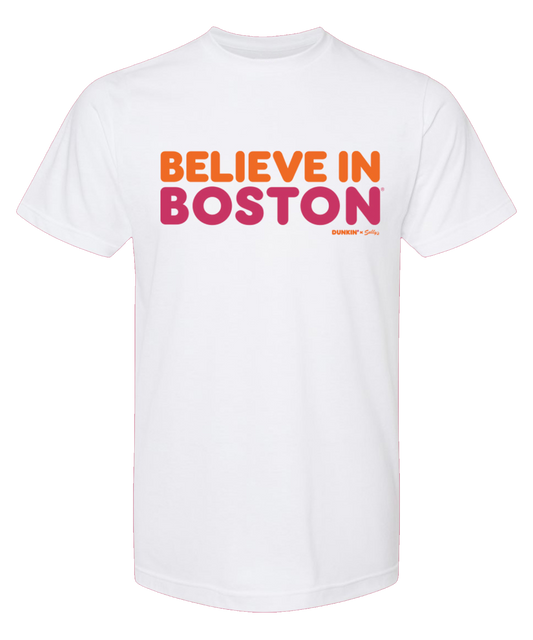 Believe In Boston x Dunkin' Shirt - White