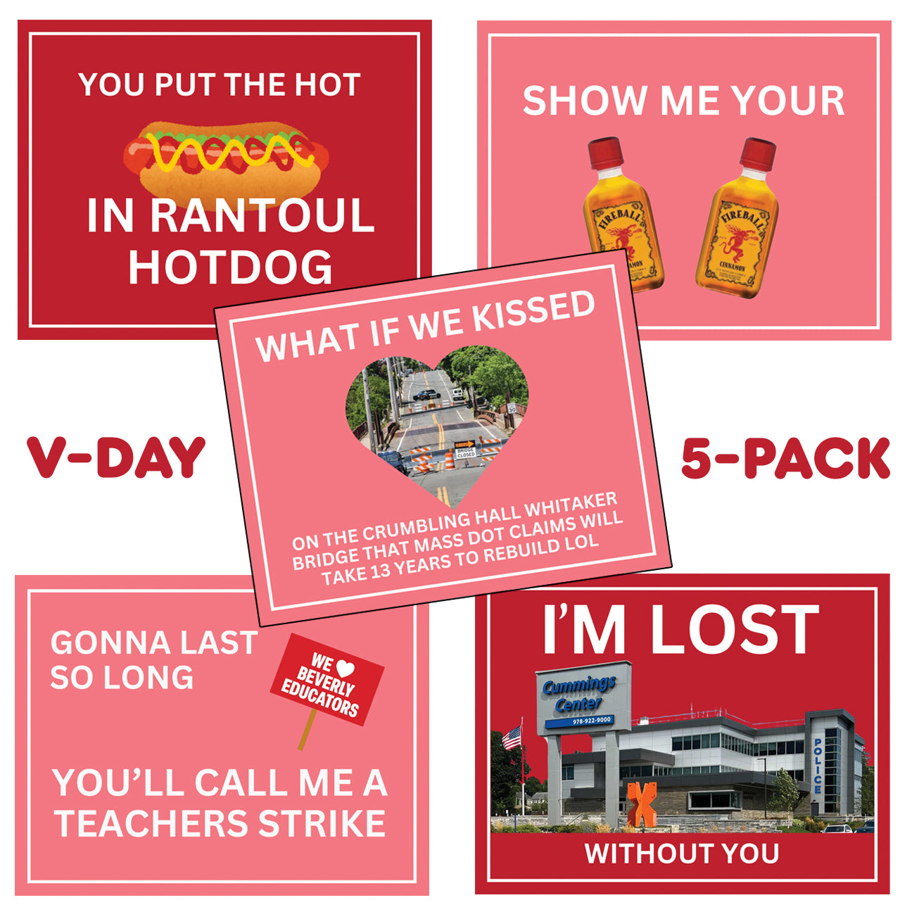 Entering Beverly Valentine's Day Card 5-Pack (2025)