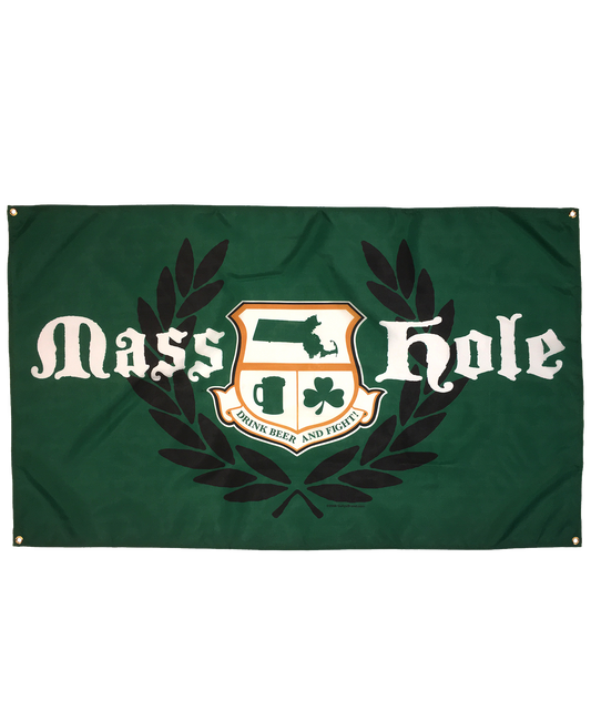 Masshole - Crest 3'x5' Banner