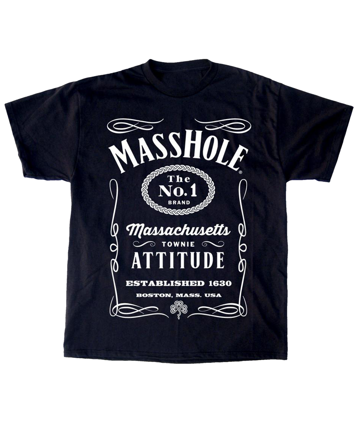 Masshole® - Black & White T-Shirt