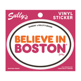 Believe In Boston x Dunkin' Vinyl Oval Sticker