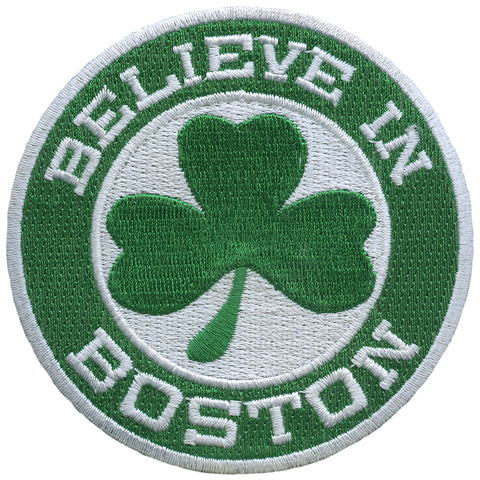 Believe in Boston - Green Shamrock Patch