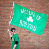 Believe in Boston - Classic Shamrock 3' x 5' Flag