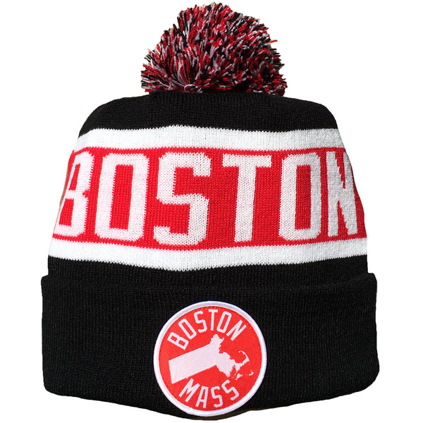 Boston Mass - Pom Beanie – Sully's Brand