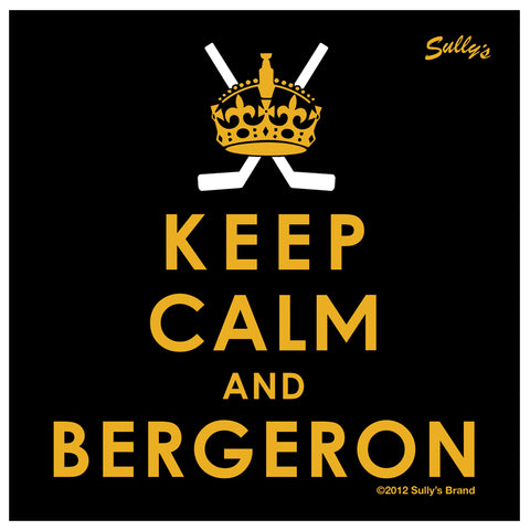 Keep Calm and Bergeron Sticker