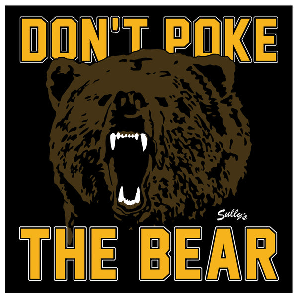 Don't Poke The Bear Oval Sticker – Sully's Brand
