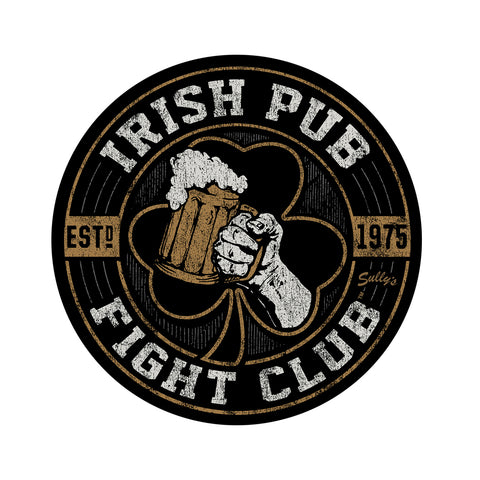 Irish Pub Fight Club Sticker
