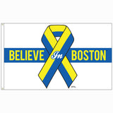 Believe in Boston - Blue & Yellow 24" x 36" Benefit Flag