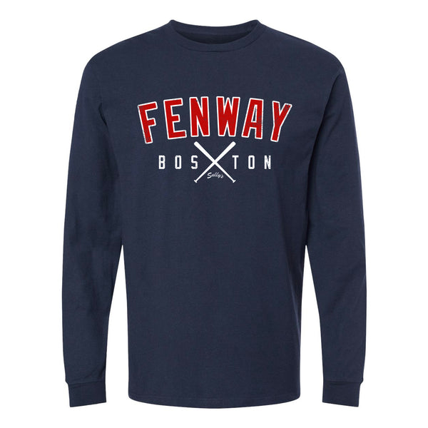 Fenway Crossed Bats Long Sleeve Shirt Sully's Brand