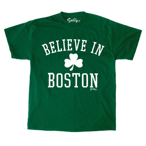 Believe in Boston - Classic Shamrock T-Shirt