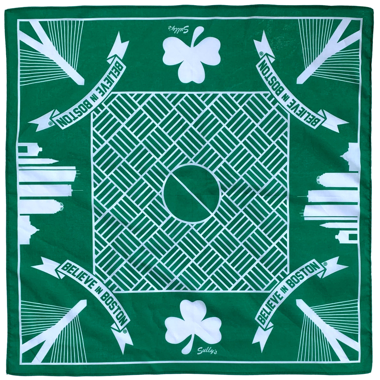 Boston Basketball Bandana