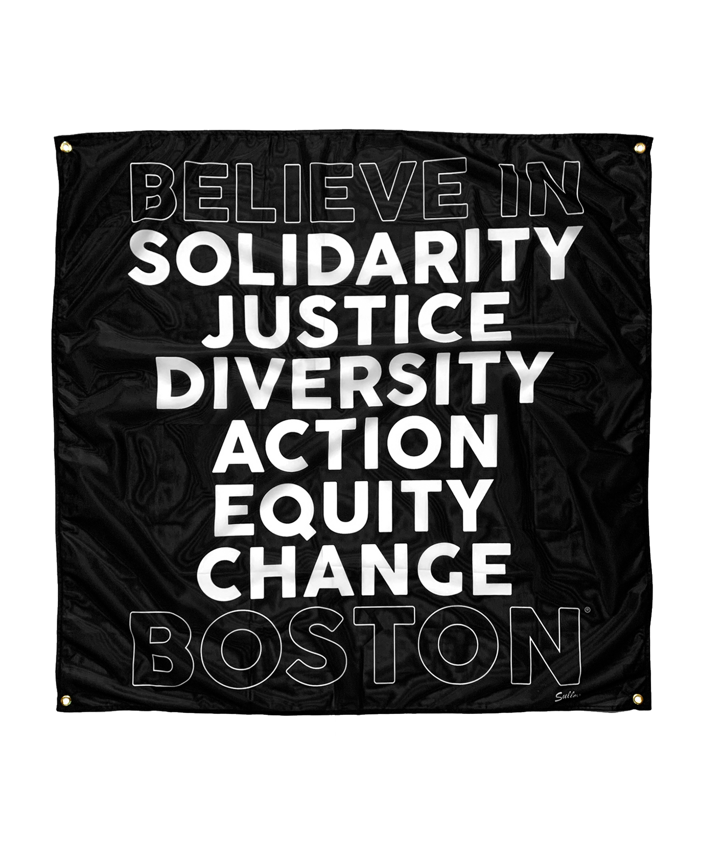 Believe In Boston Bail Fund Benefit 46" x 46" Banner