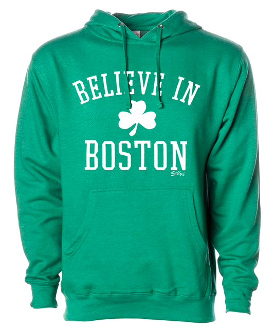 Believe in Boston - Classic Shamrock - Sweatshirt