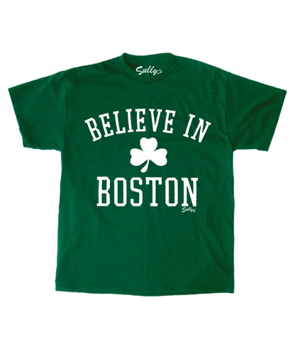 Believe in Boston - Classic Shamrock T-Shirt