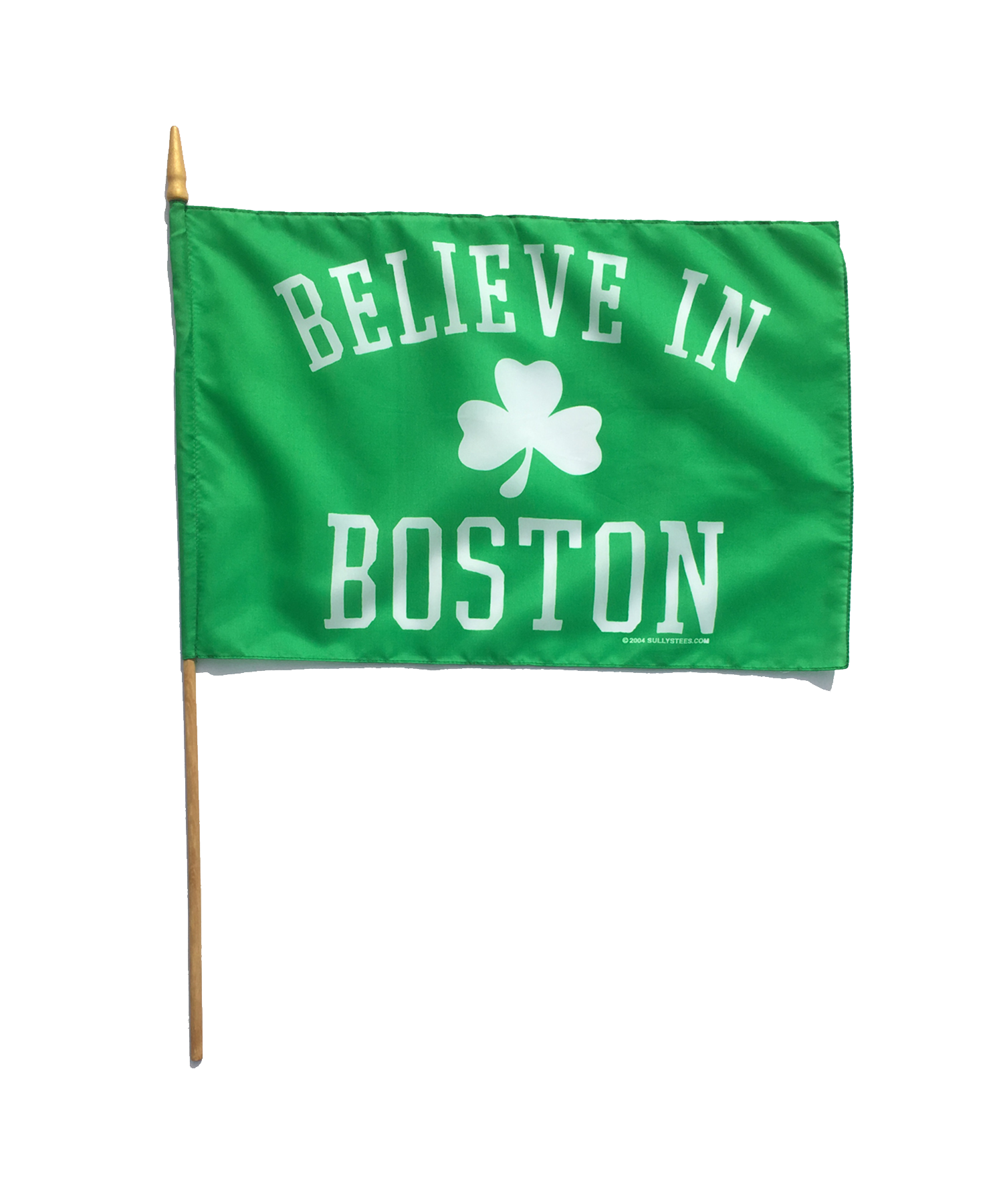 Shamrock Sticker Boston Believe in Boston Classic Shamrock Handheld 12