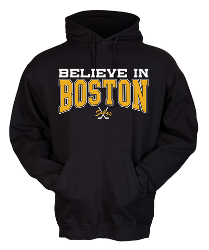 Believe in Boston - Black & Gold - The Town - Sweatshirt