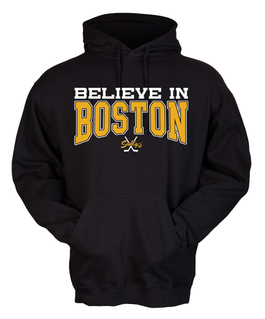 Believe in Boston - Black & Gold - The Town - Sweatshirt