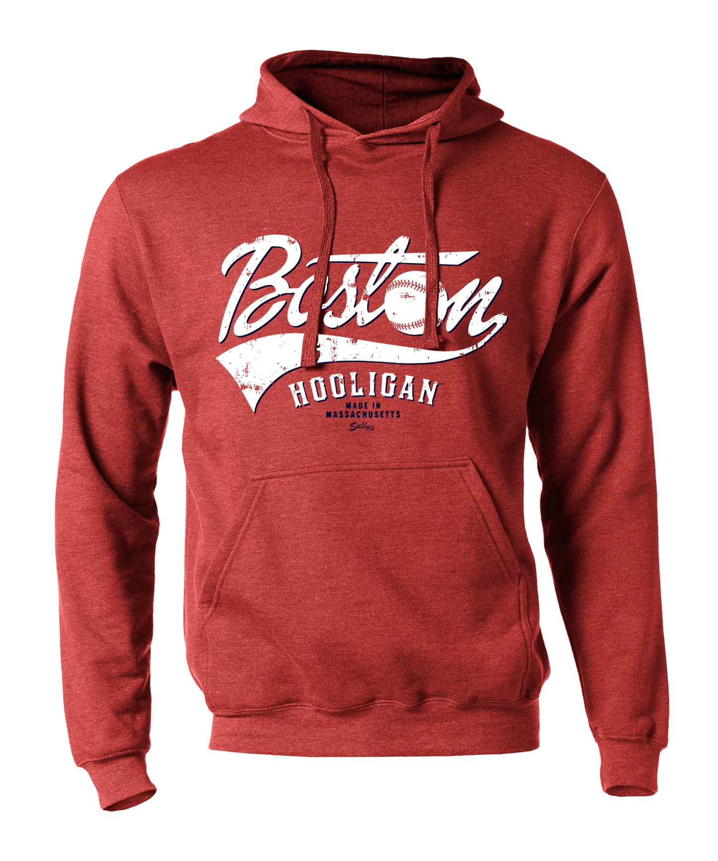 Boston Hooligan - Heather Red - Sweatshirt