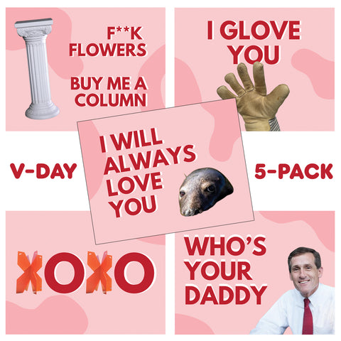 Entering Beverly Valentine's Day Card 5-Pack