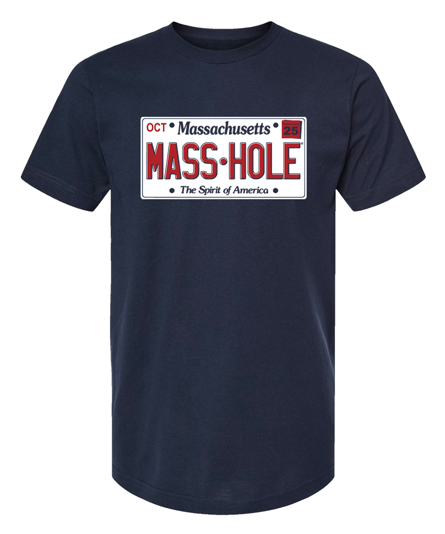 Masshole® - License Plate T-Shirt