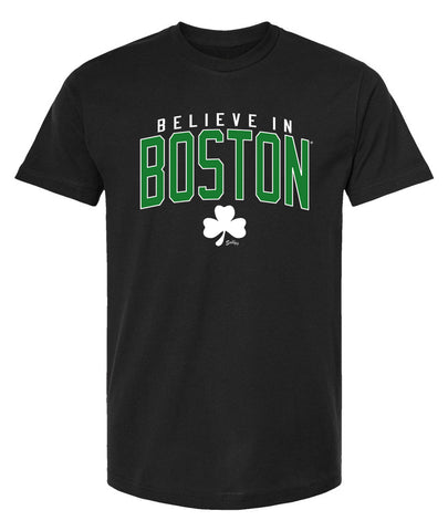 Believe in Boston - Black & Green - T-Shirt