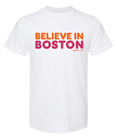 Believe In Boston x Dunkin' Shirt - White