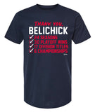 Thank You Belichick Checklist T-Shirt