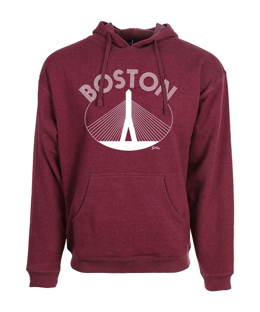 Boston Zakim - Heather Burgundy - Sweatshirt