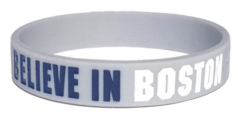Believe in Boston - Navy & White Bracelet
