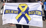 Believe in Boston - Blue & Yellow 24" x 36" Benefit Flag