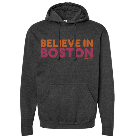 Believe In Boston x Dunkin' Sweatshirt (Dark Heather Gray)