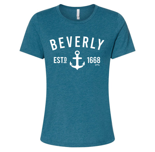 Beverly Anchor Fitted T-Shirt