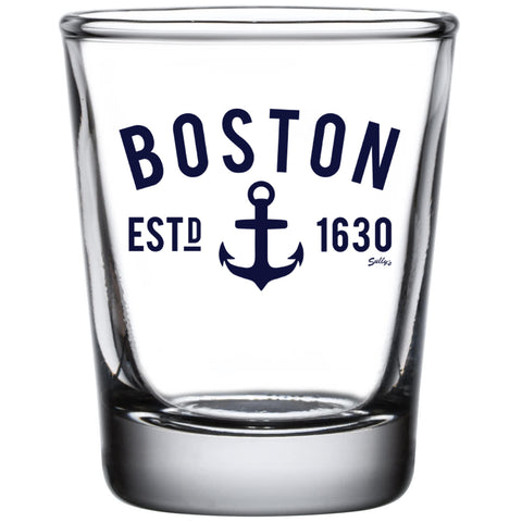 Boston Anchor Shot Glass