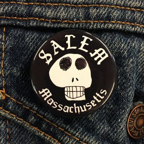 Salem Skull 1.5" Button