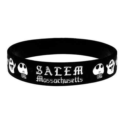 Salem Skull/Ghost Silicone Bracelet