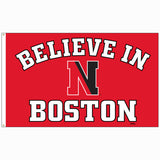 Believe In Boston - Northeastern University - 3'x5' Flag