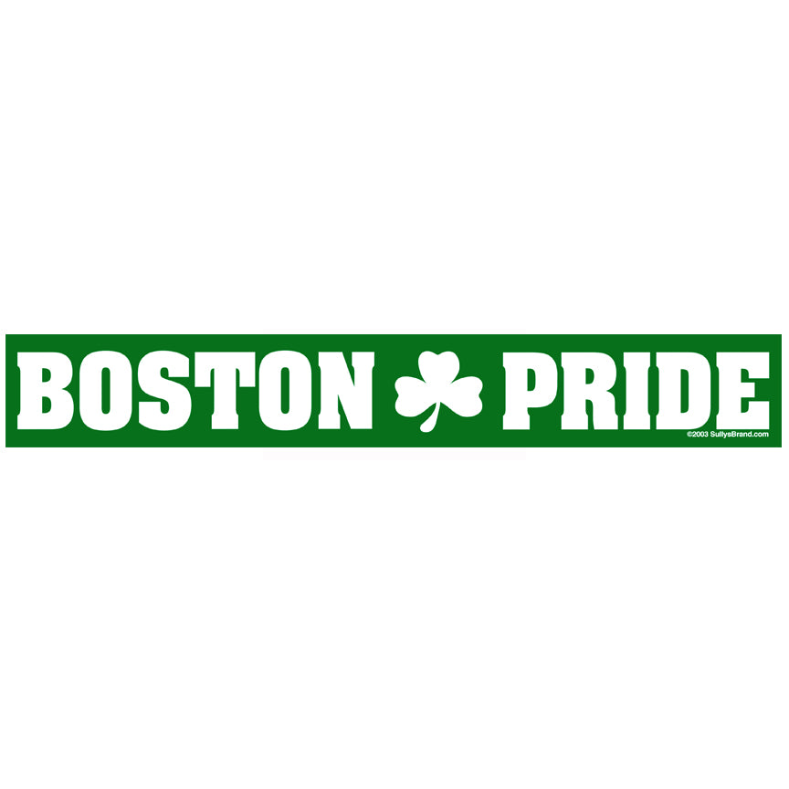 Boston Pride - Green Sticker – Sully's Brand