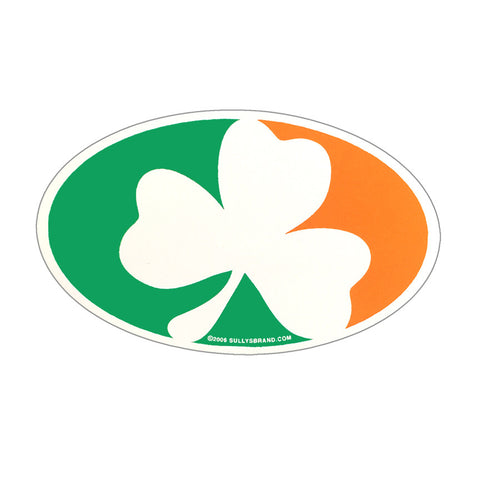 Sully's Irish Shamrock Oval Sticker