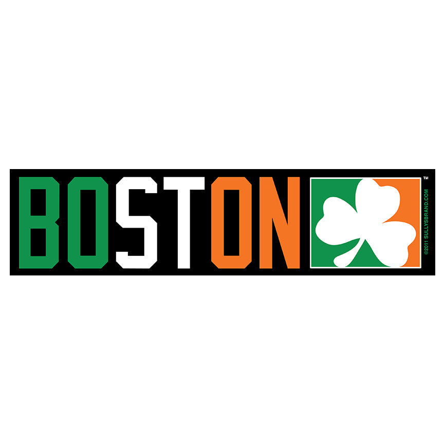 Shamrock Sticker Boston Boston Shamrock Sticker – Sully's Brand