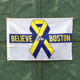 Believe in Boston - Blue & Yellow 24" x 36" Benefit Flag