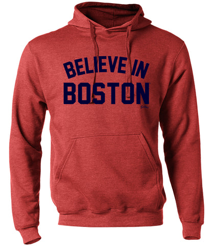 Believe in Boston - Heather Red - Sweatshirt