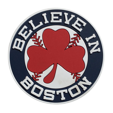 Believe In Boston™ Red Shamrock Magnet