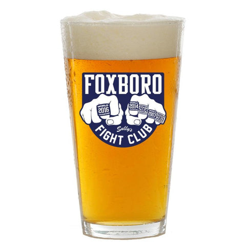 Foxboro Fight Club Pint Glass