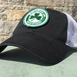 Believe in Boston Green Shamrock Mesh Trucker Hat